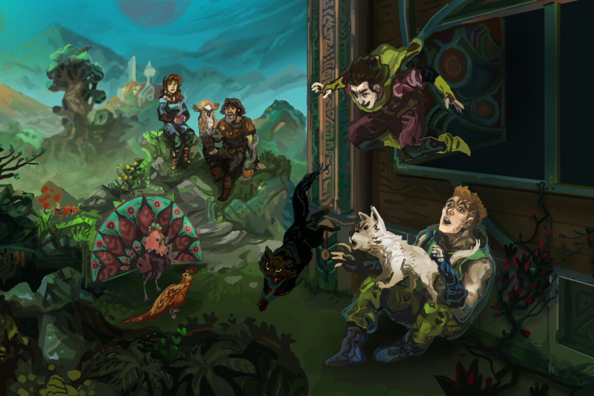 Children of Morta - Paws and Claws DLC Key Art